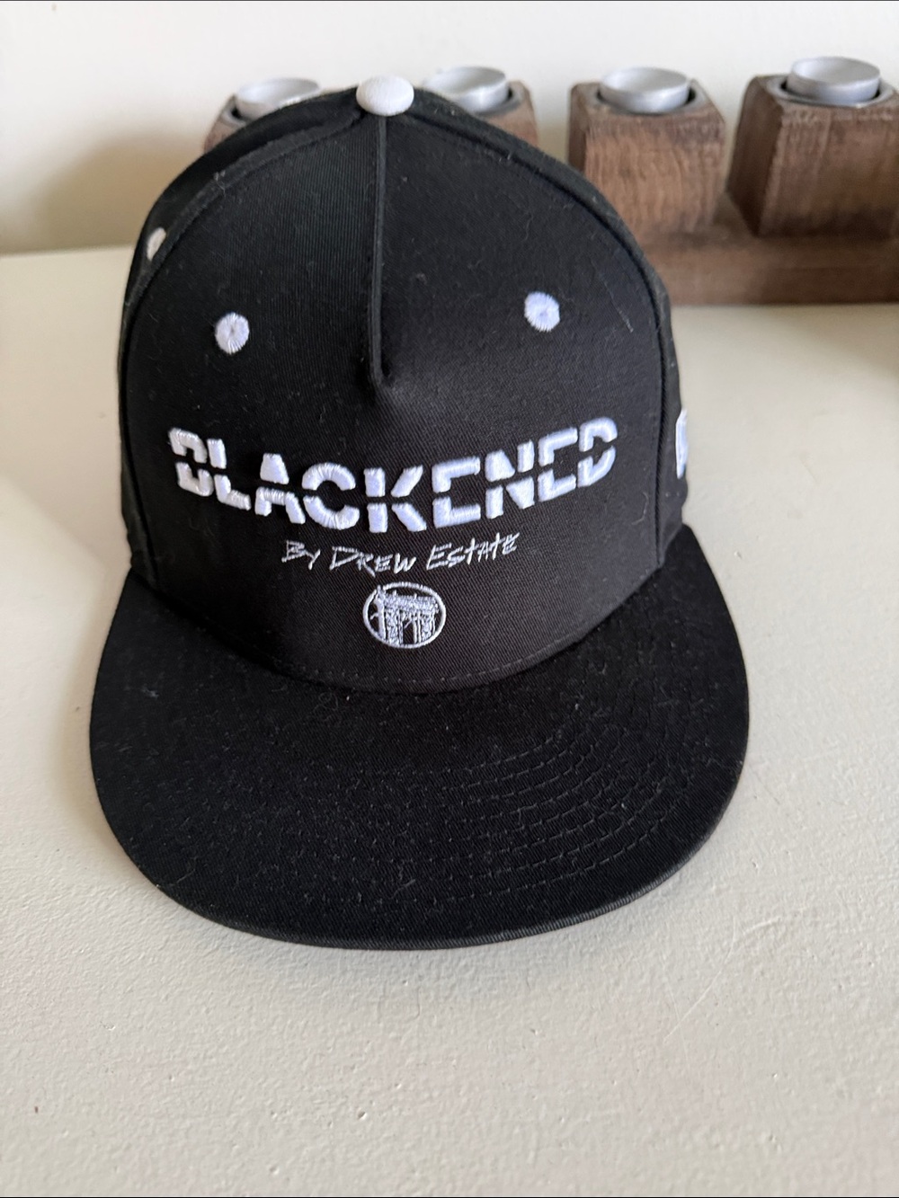 BLACKENED By Drew Estate Black Snapback Hat